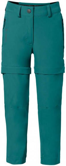 Vaude Kid's Zip Off Pants Slim Fit Afritsbroek/116, turkoois