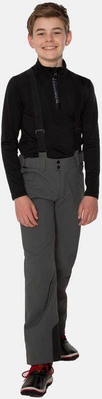 Protest Bork Skibroek Junior Donkergrijs/Donkergeel