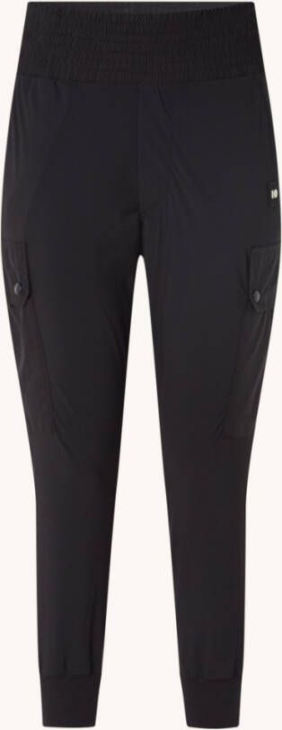 10DAYS High waist tapered fit cargobroek met stretch