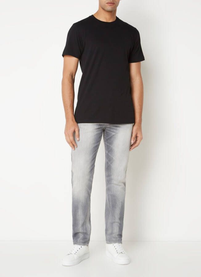 7 For All Mankind Slim fit broek , Grijs, Heren