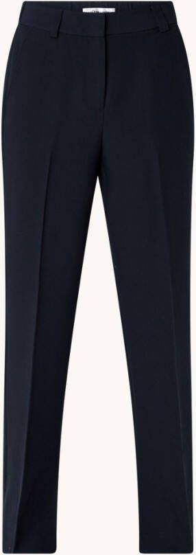 Co'Couture Vola high waist straight fit pantalon met zijsplitten