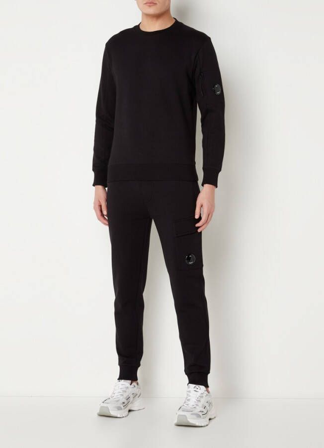 C.P. Company C P Company Tapered fit joggingbroek met klepzak en logo