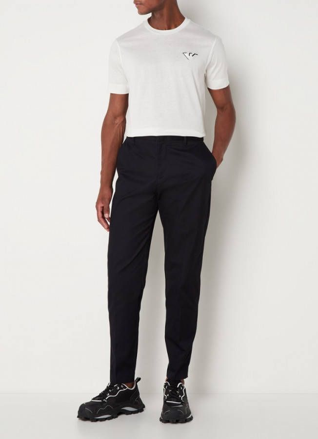 Emporio Armani Tapered fit pantalon met steekzakken