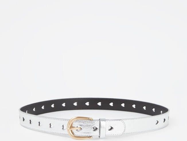 Fabienne Chapot Cut it out heart belt silver , Grijs, Dames