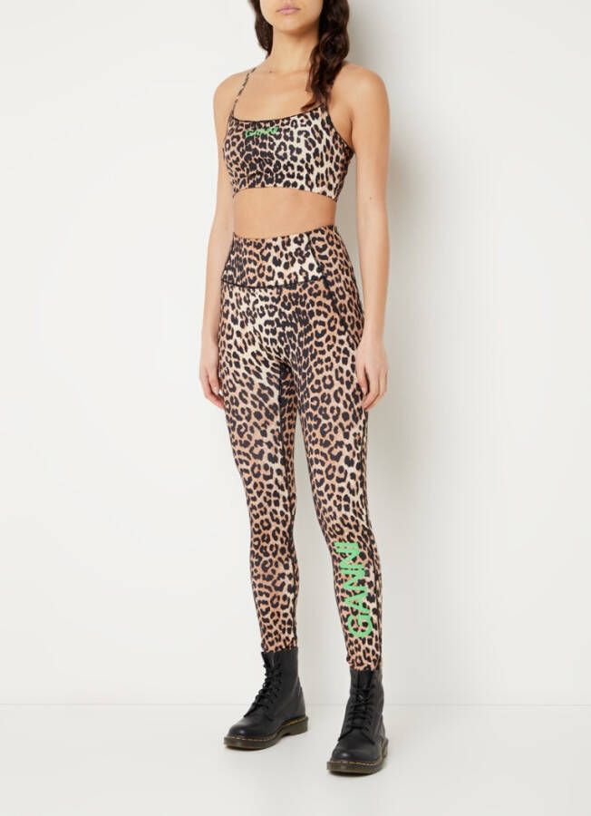 Ganni Active Ultra High waist trainingslegging met steekvakken