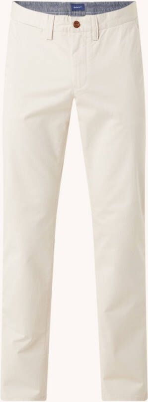 Gant Hallden slim fit chino met steekzakken en stretch