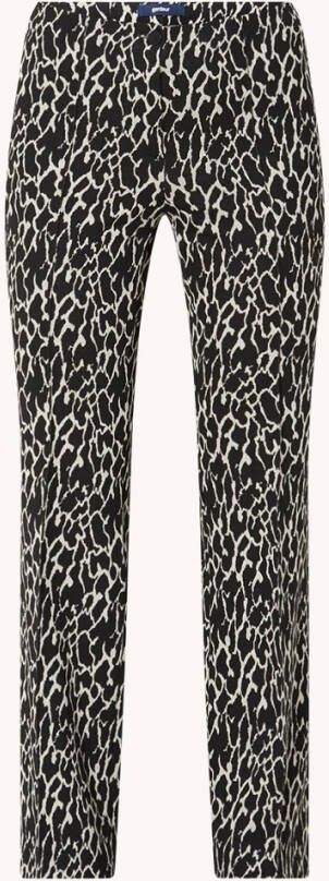 Gardeur Zaria820 Bootcut Slim Fit Broek Jet Black Dames