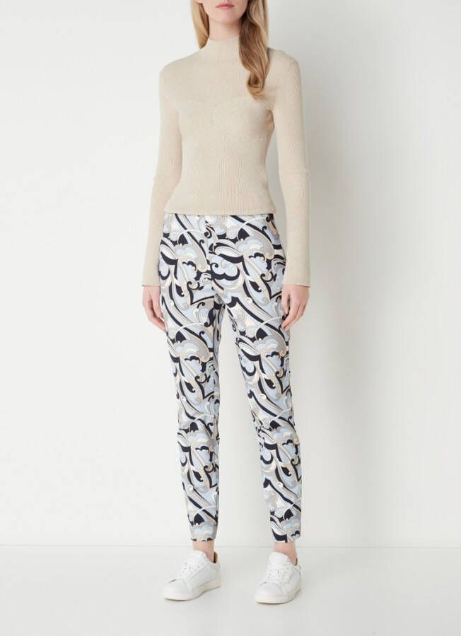 Gardeur Zene14 Pull On Slim Fit Broek Blauw Dames