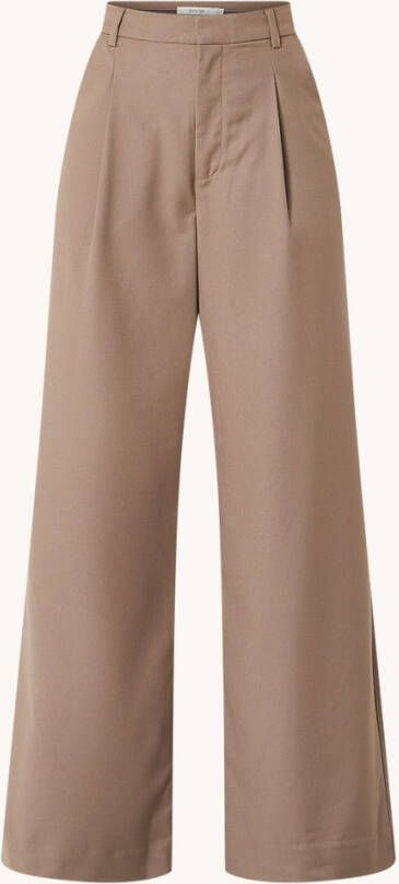 Gestuz PaulaGZ high waist wide fit pantalon met steekzakken