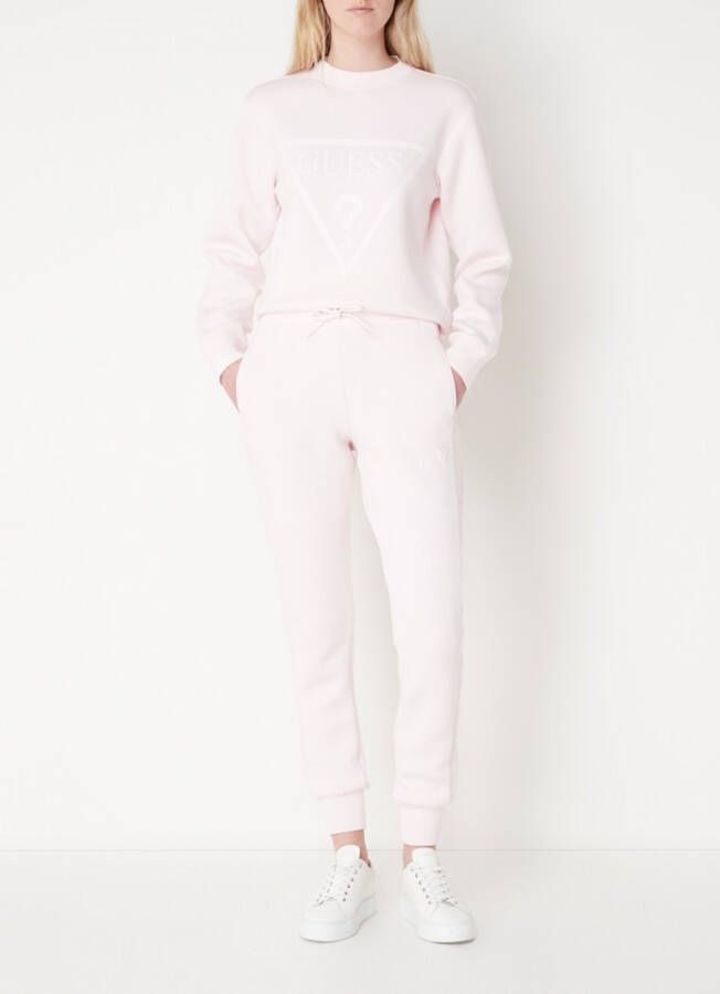 Guess Allie scuba regular fit joggingsbroek met logoprint