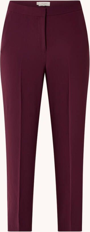 Hobbs Adelia high waist straight fit pantalon met steekzakken