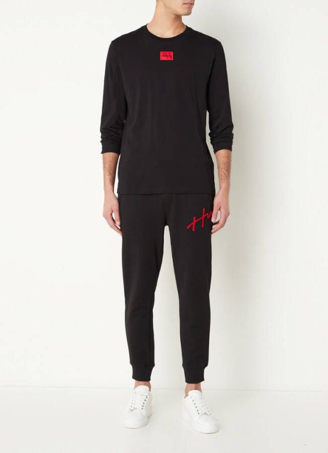 Hugo Boss Drog tapered fit joggingbroek met logoborduring