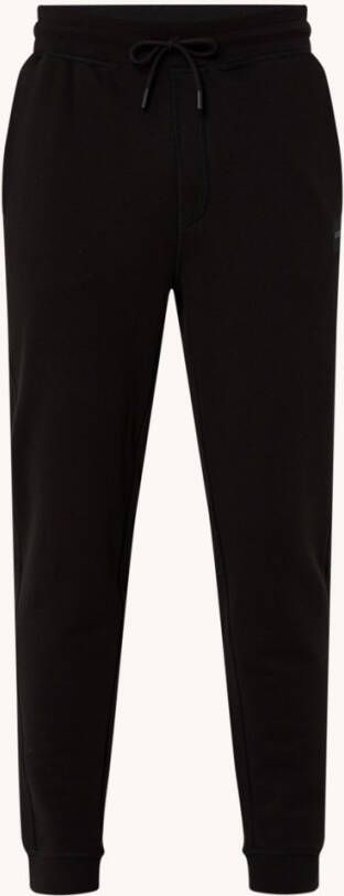 Hugo Boss Sestart tapered fit cropped joggingbroek met logo en steekzakken