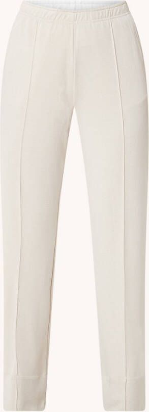 JcSophie Sylvie high waist straight fit pantalon met steekzakken