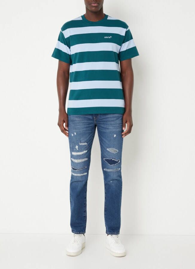 Levi's Red tab gestreept t shirt met logo