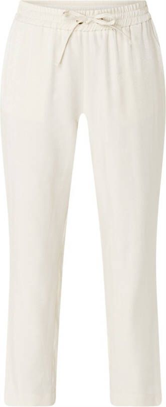 Liu Jo High waist straight fit cropped pantalon met glanzende finish
