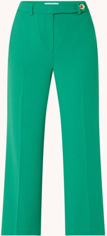 L.K.Bennett L K Bennett Bibi high waist loose fit pantalon met sierknoop