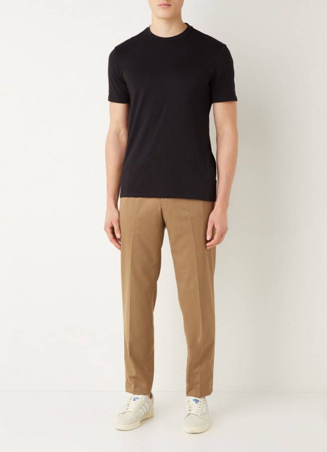 Mango Cervino straight fit pantalon met trekkoord
