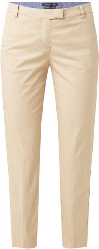 Marc O'Polo Chino Torne met klassieke persplooien voor meer elegantie