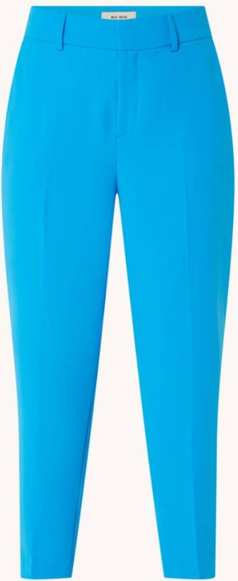 MOS MOSH Audrey Leia high waist tapered fit cropped pantalon met steekzakken