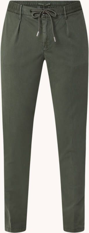 Profuomo Skinny fit chino in lyocellblend met steekzakken