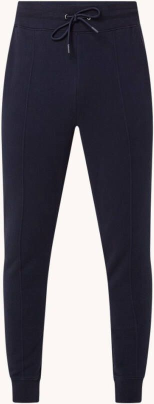 Profuomo Tapered fit joggingbroek met persplooi