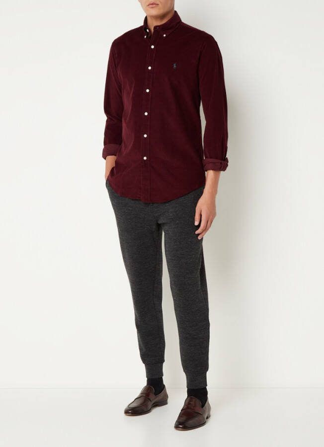 Ralph Lauren Custom fit button down overhemd van corduroy