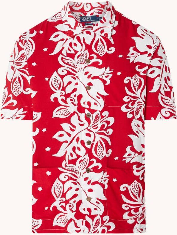 Ralph Lauren Hofmann regular fit overhemd met print