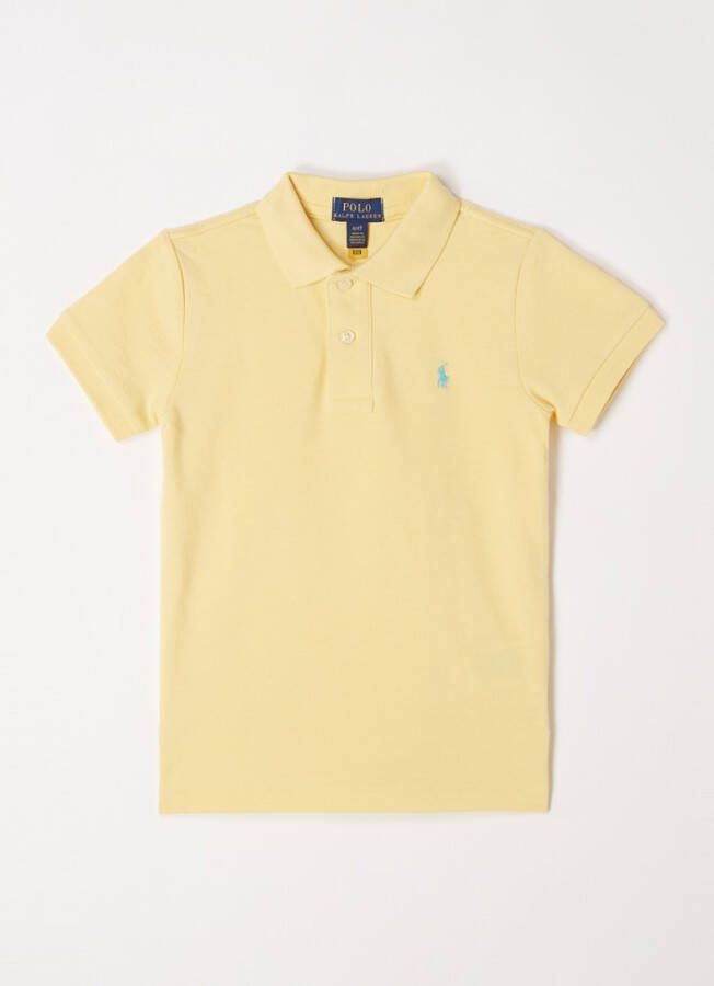 Ralph Lauren Slim fit polo van piqu&#xE9, katoen met logoborduring