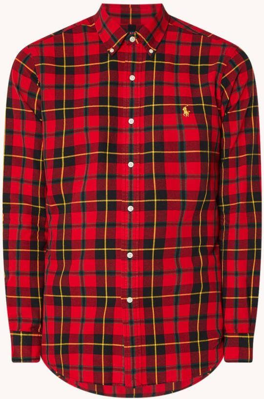 Polo Ralph Lauren Casual Overhemden Rood Heren
