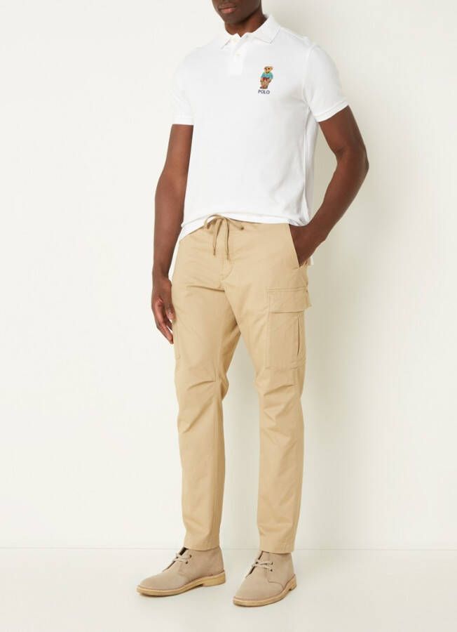 Ralph Lauren Slim fit polo van piqu&#xE9, katoen met logoborduring