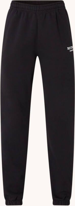 ROTATE High waist tapered fit joggingbroek met logoborduring