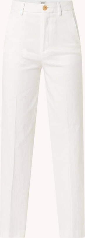 Scotch & Soda Edie high rise wide leg linen blended trousers