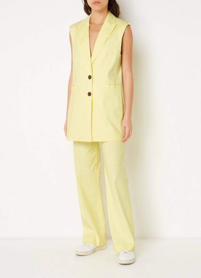 Scotch & Soda Edie high waist wide fit pantalon