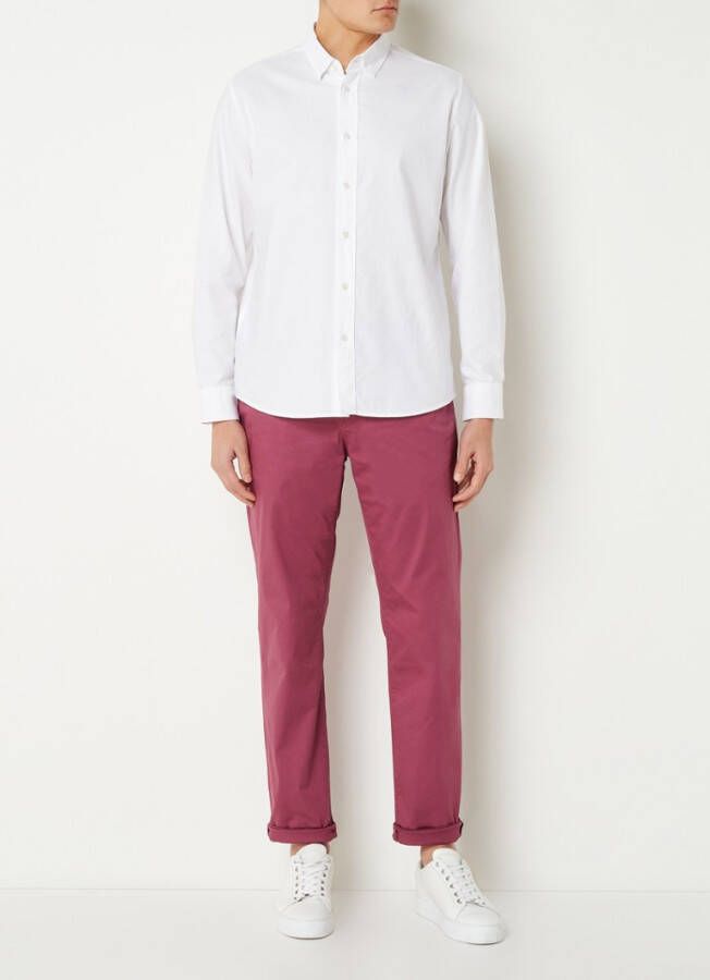 Scotch & Soda The Stuart regular slim fit chino van biologisch katoen