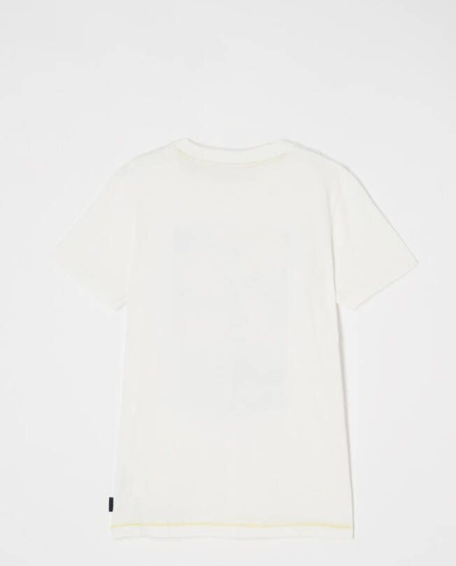 Scotch & Soda Regular fit T shirt van biologisch katoen met artwork