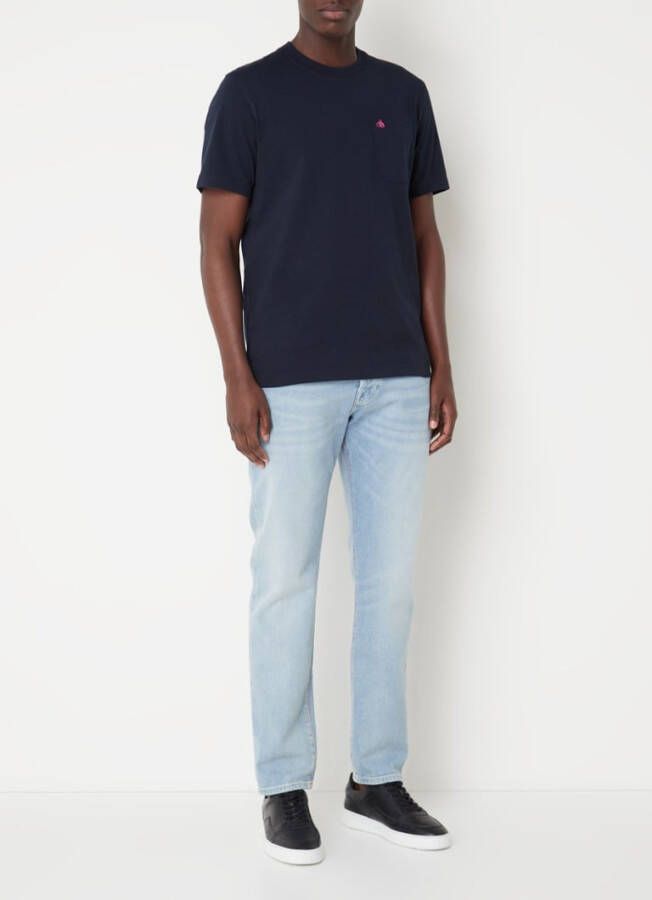 Scotch & Soda T shirt van organisch katoen met borstzak