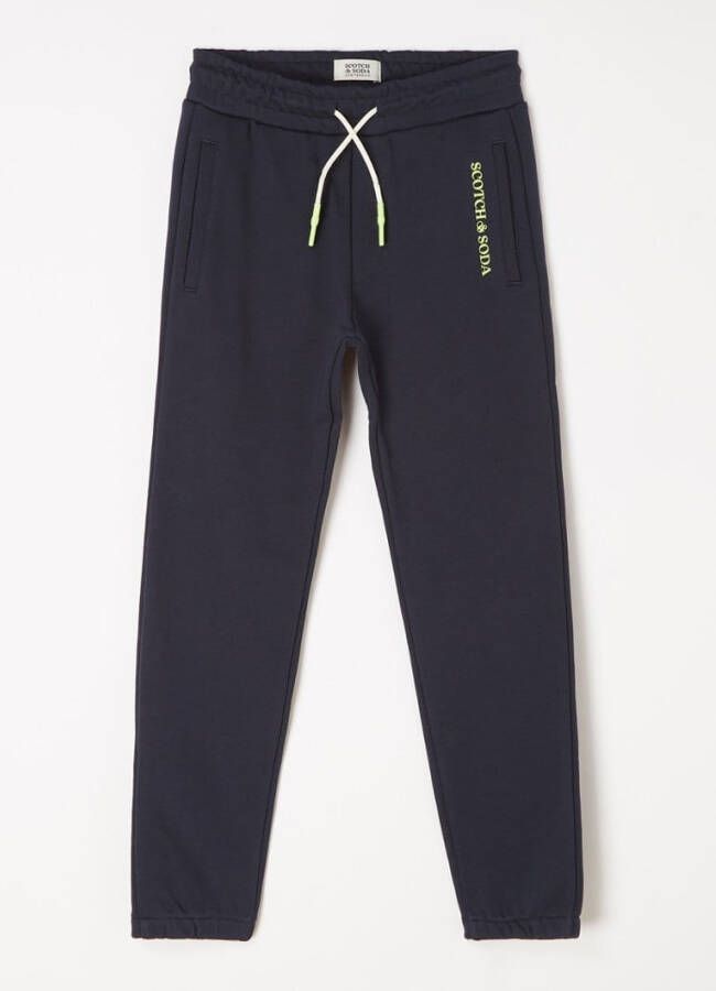 Scotch & Soda Donkerblauwe Joggingbroek Sweatpants In Organic Cotton Quality