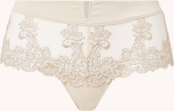 Simone Pé, rè, le Saga shorty met kantborduring