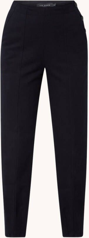 Ted Baker Barrel high waist tapered fit cropped pantalon in lyocellblend
