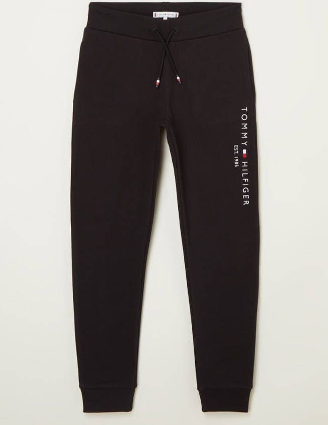 Tommy Hilfiger unisex joggingbroek van biologisch katoen zwart