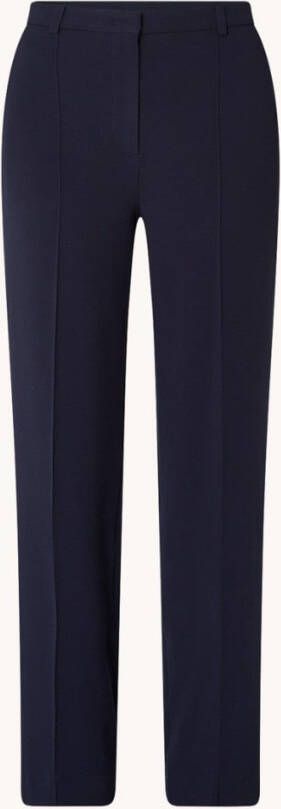 Vanilia High waist wide fit pantalon met siernaad