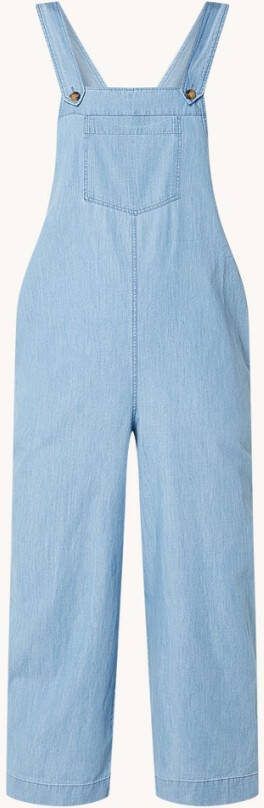 Whistles Rita loose fit cropped tuinbroek met denim look