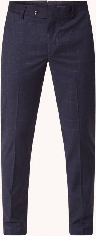 Mango Brasilia slim fit pantalon met ruitdessin