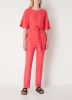 MOS MOSH Ellen Night high waist slim fit pantalon met steekzakken online kopen