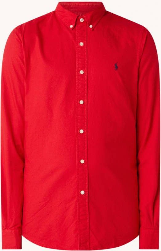 Ralph Lauren Slim fit overhemd met button down kraag