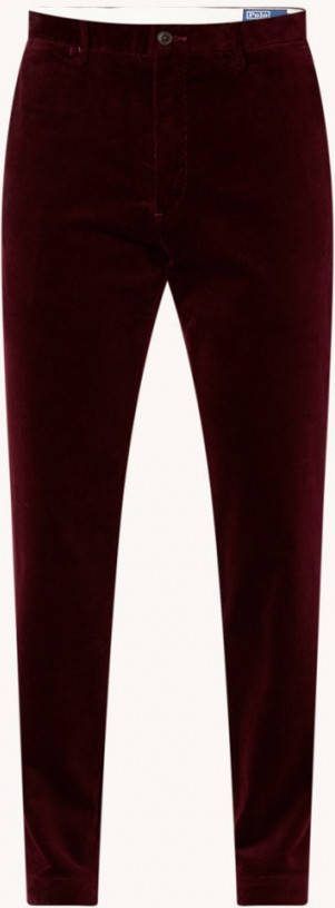 Ralph Lauren Straight fit pantalon van corduroy met steekzakken