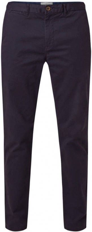Scotch and Soda Broeken Essentials Mott Classic slim fit chino Blauw