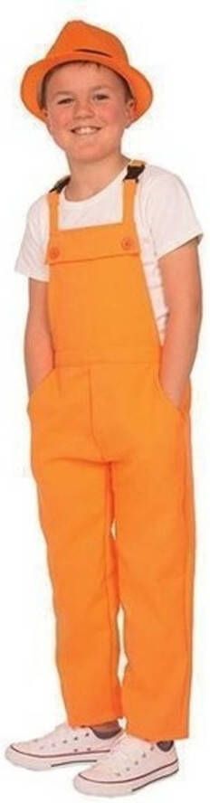 Faram Oranje Tuinbroek/overall Voor Kinderen 116(6 Jaar) Carnavalsbroeken