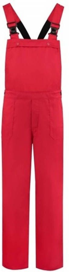 Merkloos Grote Maten Rode Tuinbroek Voor Volwassenen 3xl(46/58) Carnavalsbroeken